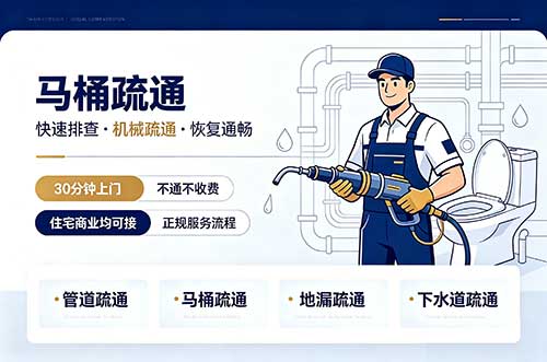 漳平马桶疏通
