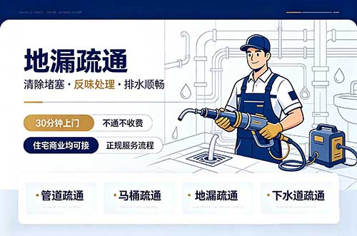 漳平地漏疏通